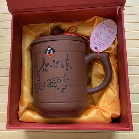 Чашка заварник из глины 500 мл